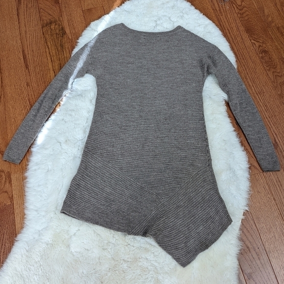 TAHARI extra fine merino wool knit long sweater xs - Picture 5 of 6